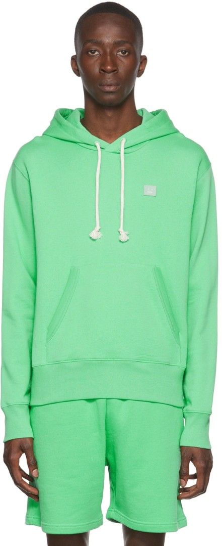 Acne Studios Green Cotton Hoodie (Category: Hoodies) located in Manila. Submitted by connor____lee (Listing ID 1435282531, Image 1). Description: - Acne Studios Green Cotton Hoodie - Size: S - Made from comfortable cotton material - Features a vibrant green color - Stylish and ready to wear ✨Authentic✨.