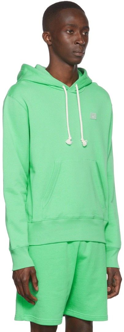 Acne Studios Green Cotton Hoodie (Category: Hoodies) located in Manila. Submitted by connor____lee (Listing ID 1435282531, Image 2). Description: - Acne Studios Green Cotton Hoodie - Size: S - Made from comfortable cotton material - Features a vibrant green color - Stylish and ready to wear ✨Authentic✨.