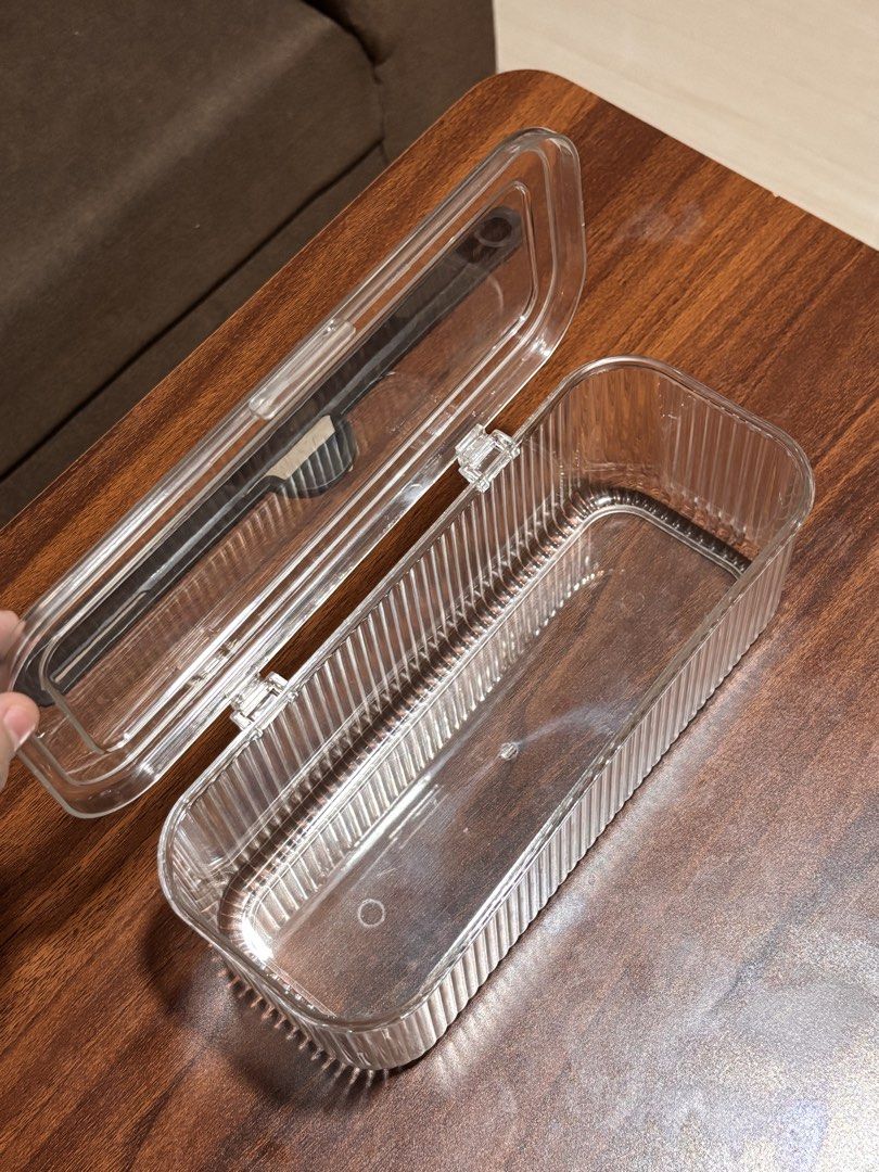 Acrylic Organizer | Jewelry, Techs, or Make-Up (Category: Accessory Holder, Box & Organizers) located in Manila. Submitted by aeyss.essentials (Listing ID 1435228626, Image 3). Description: 💡 Features: • Clear acrylic organizer (clean & aesthetic look ✨) • Multi-purpose: for jewelry, tech accessories, or make-up • Open design (no compartments, easy access) • Durable & sturdy material • Space-saving & perfect for minimalist setups • Easy to clean