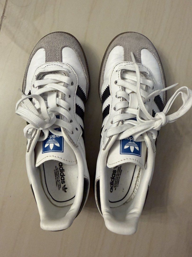 Adidas Samba OG (Category: Babies & Kids Fashion) located in Manila. Submitted by kilogramdynamite (Listing ID 1435210439, Image 1). Description: Worn less than 10x US 12.5 K RFS: no longer fits.