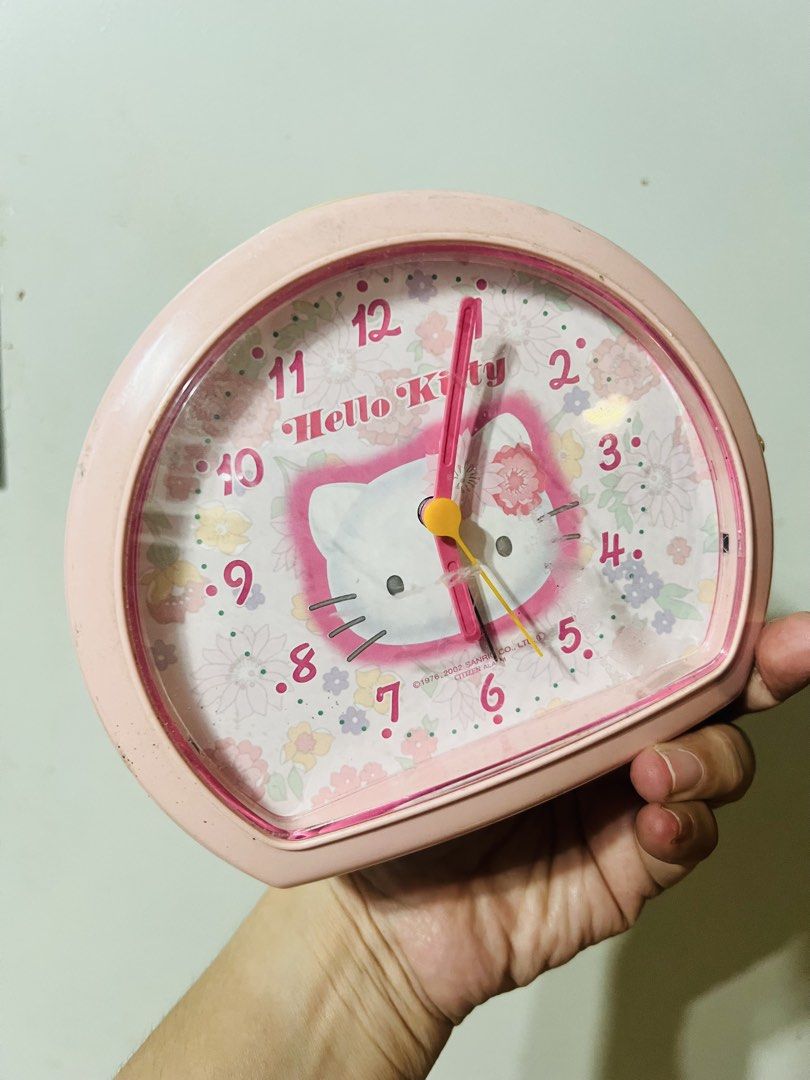 Affordable Hello Kitty Desk Clock 😍👌 Issue alarm not working (Category: Clocks) located in Malolos. Submitted by afford.japan (Listing ID 1435302892, Image 1). Description: Affordable Hello Kitty Desk Clock 😍👌 Issue alarm not working.