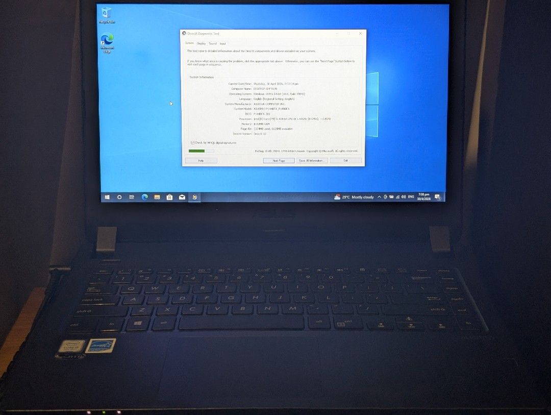 Asus Notebook P1440F