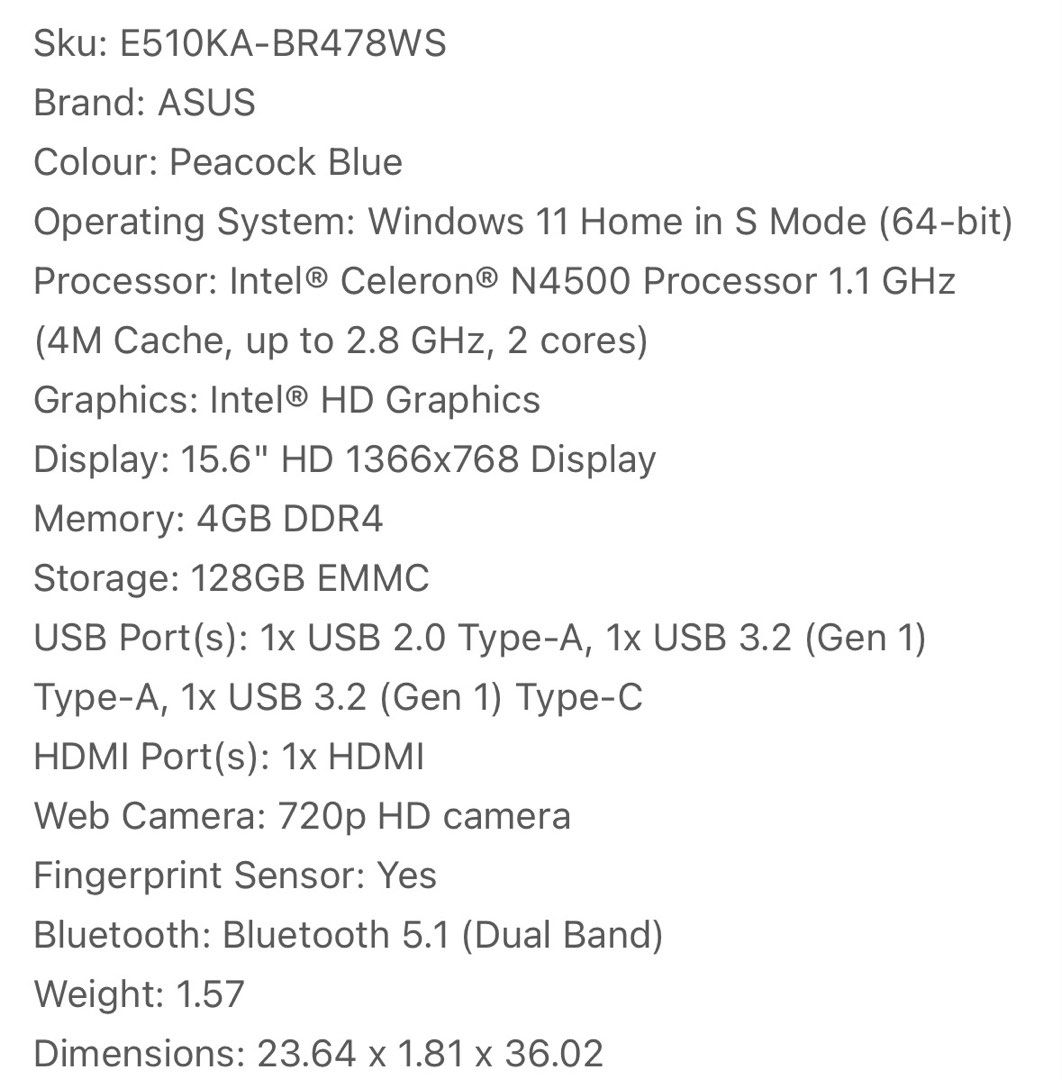 ASUS VIVOBOOK GO 15441436894859120641