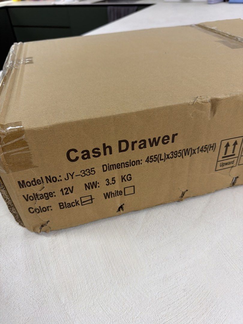 BNIB Black Cashier Drawer with Key