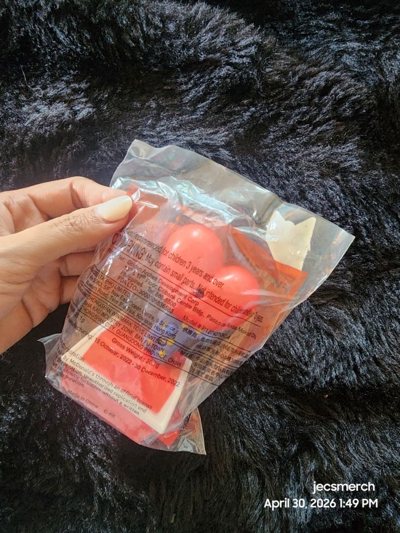 BTS BT21 x MCDO 2023 - Tata - Sealed (Category: K-Wave Merchandise) located in Valenzuela. Submitted by jecsmerch (Listing ID 1435236664, Image 2). Description: - onhand - x sensi - payo - check photos for the condition of the product/s Location: Valenzuela City MOP: GCash, BPI, Maribank MOD:J&T, SDD* *SDD is for Metro Manila only and we do not use Lalamove due to previous bad experiences. Thank you for understanding! more shop details here: http