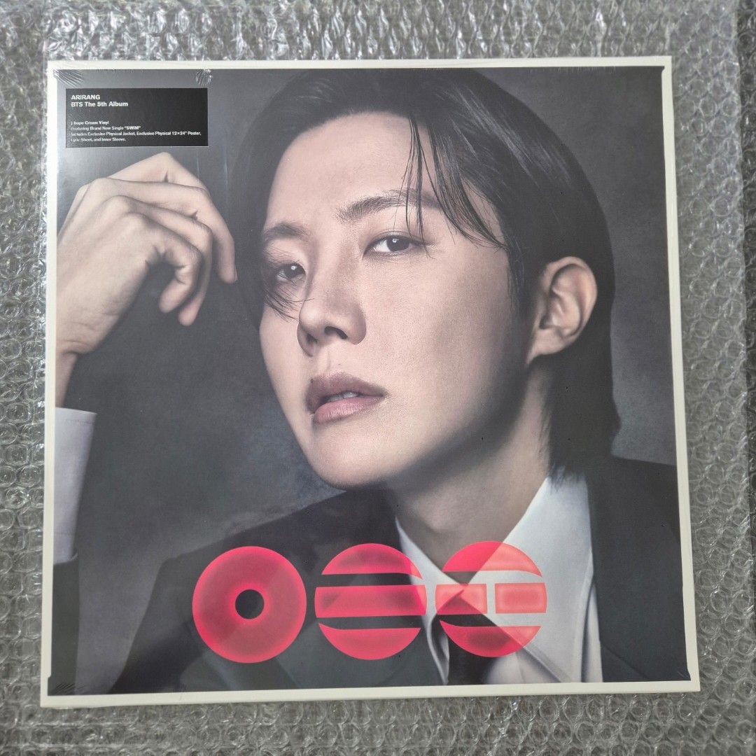 BTS Standard Vinyl J-Hope Cover (Category: Vinyls) located in Pasig City. Submitted by j3mdshop (Listing ID 1435198575, Image 1). Description: BTS Standard Vinyl J-Hope Cover Sealed Onhand and ready to ship MOP: BPI, BDO, Gcash MOD: Sdd or J&T.