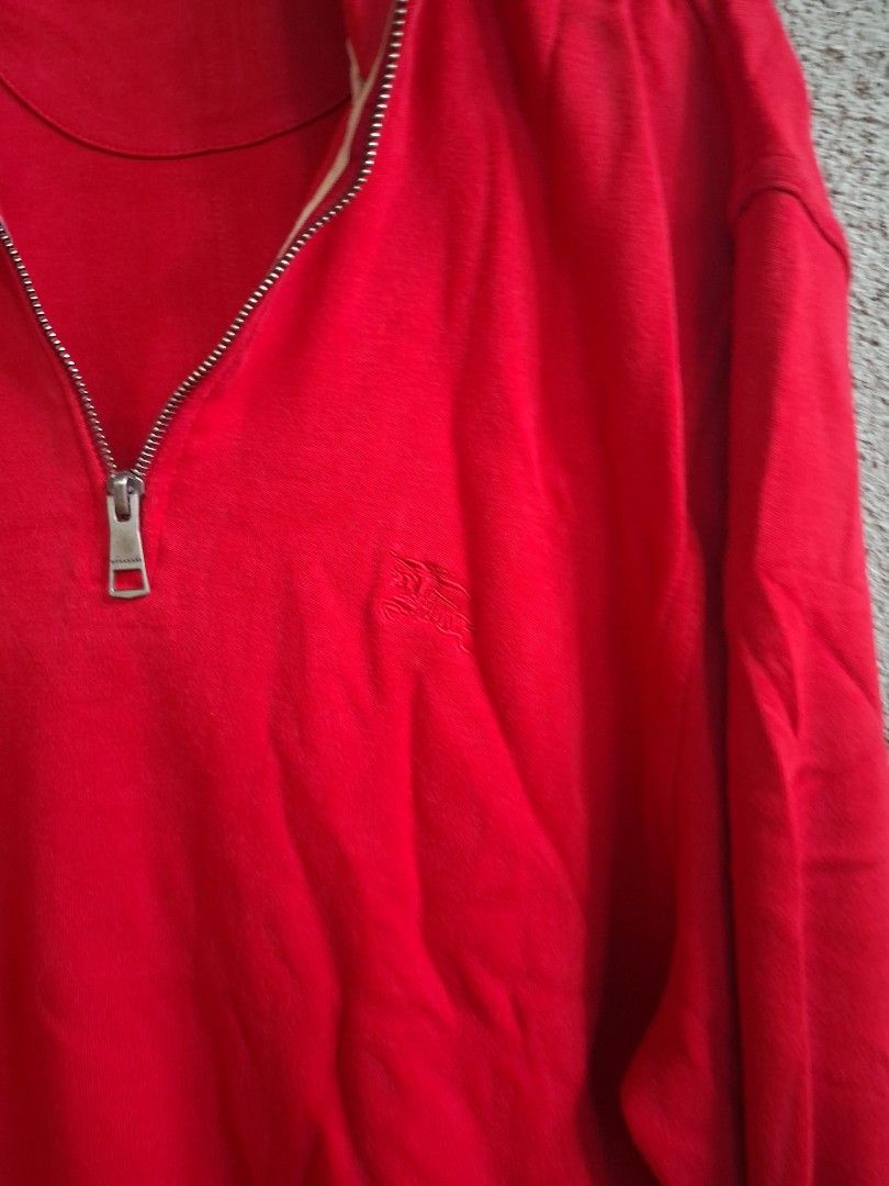 Burburry Quarter Zipper jackets (Category: Coats, Jackets and Outerwear) located in Tuburan. Submitted by kimoii (Listing ID 1435180730, Image 2). Description: size:22W×28L as new no issue 10/10 colorate. complete tags..