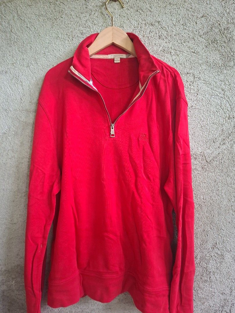 Burburry Quarter Zipper jackets (Category: Coats, Jackets and Outerwear) located in Tuburan. Submitted by kimoii (Listing ID 1435180730, Image 1). Description: size:22W×28L as new no issue 10/10 colorate. complete tags..