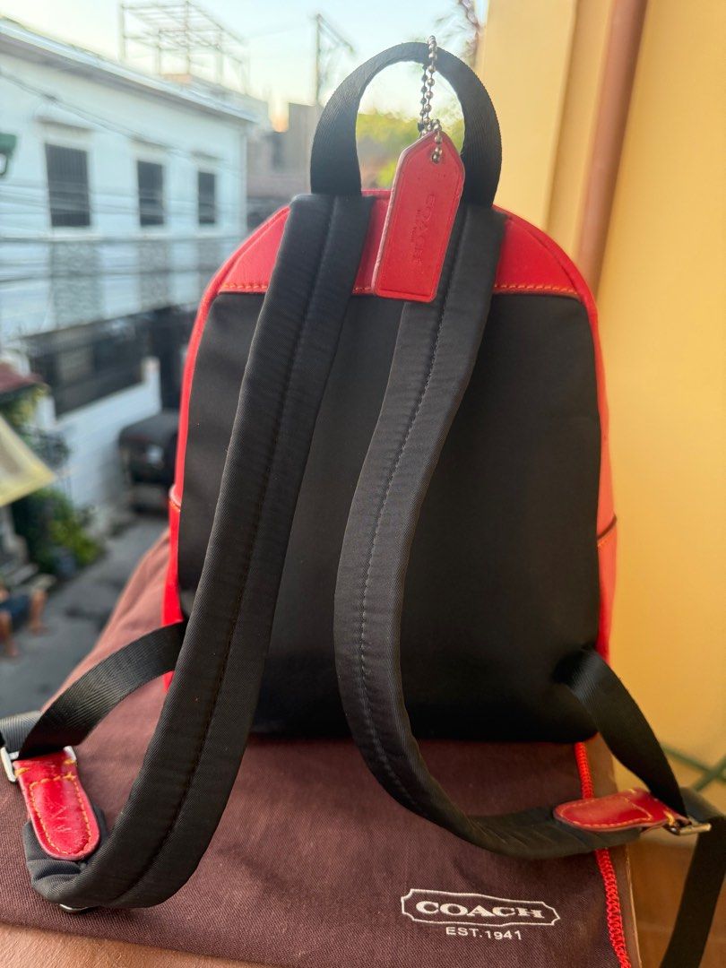 Coach Disney Collaboration MICKEY MOUSE leather MINI BACKPACK (Category: Luxury Bags & Wallets) located in Paranaque City. Submitted by lyn0618 (Listing ID 1435268276, Image 3). Description: FOR SALE! - AUTHENTIC Coach Disney MICKEY MOUSE Collaboration With HANGTAG COACH DUST BAG NOT INCLUDED !! used for Photo only - Mini Backpack - Red Leather - Features Mickey Mouse design - MINI SIZE . CLEAN INSIDE. 1 ZIPPERED POCKET. TAG INTACT INSIDE CREED V