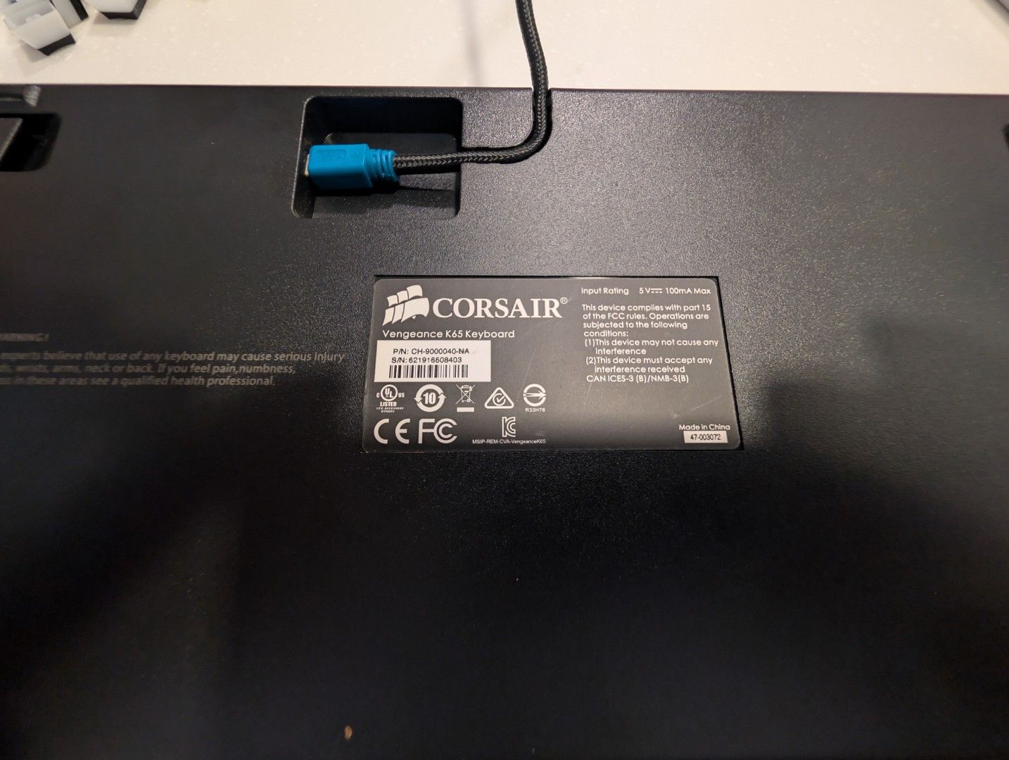 Corsair K65 Mechanical Keyboard441061773506007041