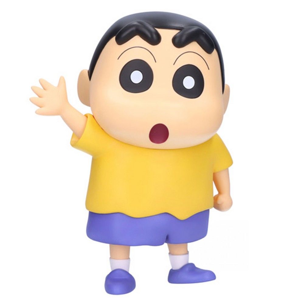 Crayon Shin-chan Big Sofvimates Shinnosuke Nohara (Comics Color ver.) figure produced by Bandai Banpresto. (Category: Toy Figures) located in Singapore. Submitted by bertlizz (Listing ID 1435323549, Image 1). Description: Crayon Shin-chan Big Sofvimates Shinnosuke Nohara (Comics Color ver.) figure produced by Bandai Banpresto. Product Type: Collectible vinyl figure (Sofubi). Character: Shinnosuke Nohara from the Crayon Shin-chan anime and manga s