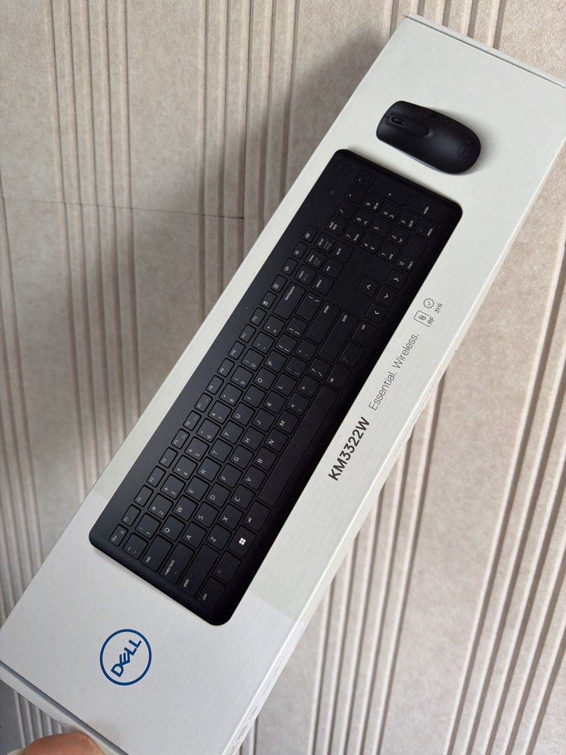 Dell KM3322W Essential Wireless Keyboard & Mouse Black441192500733552640