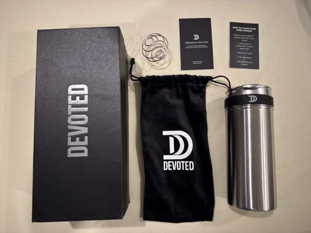 Devoted Steel Shaker - protein shaker bottle