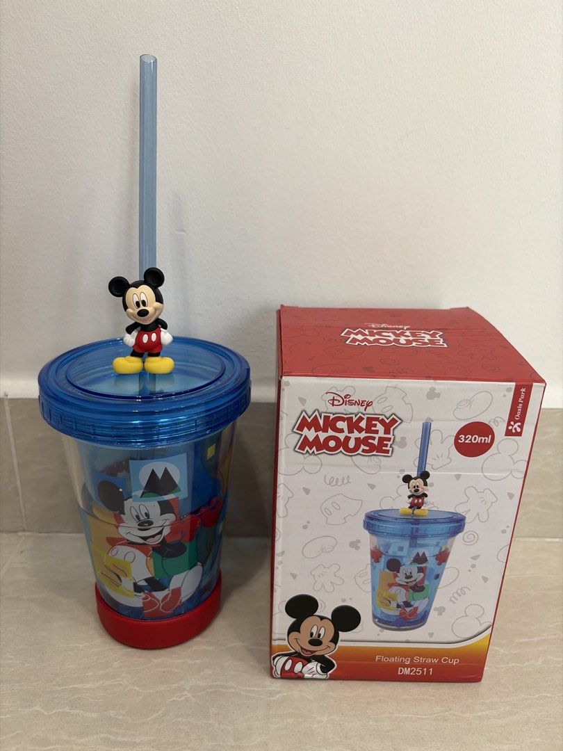 Disney Mickey Mouse Floating Straw Cup