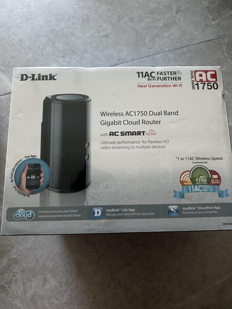D-Link Wireless AC1750 Dual Band Gigabit Cloud Router