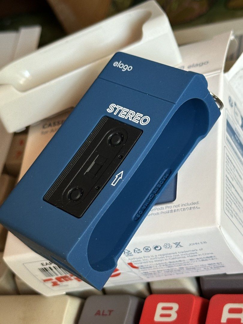 Elago Cassette Player Case for AirPods Pro 3 (Category: Portable Audio Accessories) located in Antipolo. Submitted by dvn_sbrpn (Listing ID 1435179018, Image 3). Description: Brand new and unused, opened to check contents lang Bought this in Japan RFS: Got the wrong model.