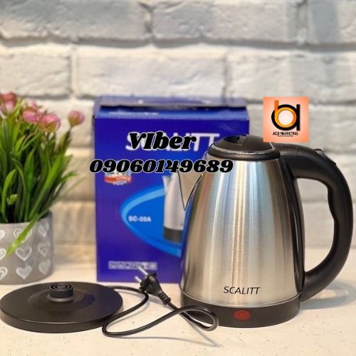 Electric Tea Kettle, Stainless Steel, 2 L (Category: Kettles & Airpots) located in Manila. Submitted by acbdiane (Listing ID 1435222846, Image 2). Description: Features: ●Magnetic stainless steel: boils quickly, and the kettle body is designed according to the principle of thermal circulation, heating evenly, reducing waiting time, and providing healthy drinking water. ●100℃ water boiling whistle: The whistle will automatically sound when the wat