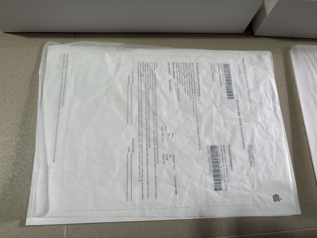 Empty box Apple MacBook Air - Unused440934958451937281