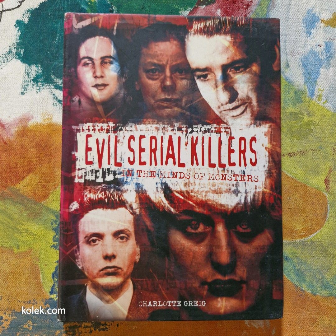 Evil Serial killers in the mind of monsters Hardcover book (Category: Storybooks) located in San Pedro. Submitted by .kolek.com (Listing ID 1435254159, Image 1). Description: Used Vintage Book Excellent Condition Complete Pages What U see is What U Get Sa nakaka appreciate lang MoP: Gcash J&T Courier Pickup or Book any Rider Buyer's book and expense Loc: San Pedro, Laguna 📣S1 0.6kg.