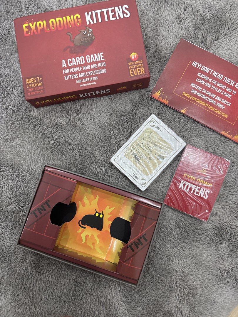 Exploding Kitten (Category: Toys & Games) located in Gombak. Submitted by pyababy (Listing ID 1435304226, Image 2). Description: .