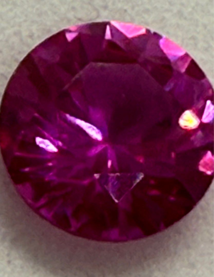 Fancy Purplish Red 2.43 cts (Category: Luxury Accessories) located in Manila. Submitted by mindplanets (Listing ID 1435230908, Image 2). Description: Fancy Purplish Red, 2.43 cts Fuschia, magenta, deep pink colors feathers, wisps, clouds-- spectacular dispersion in culet when hit by light. museum-grade quality high, excellent cut, -- in that, the cutter had to carefully insure the culet placement and cutting are precise; that while traversing the