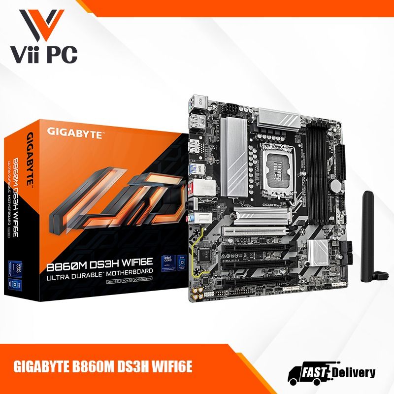 GIGABYTE B860M DS3H WIFI6E INTEL ULTRA (3Y)