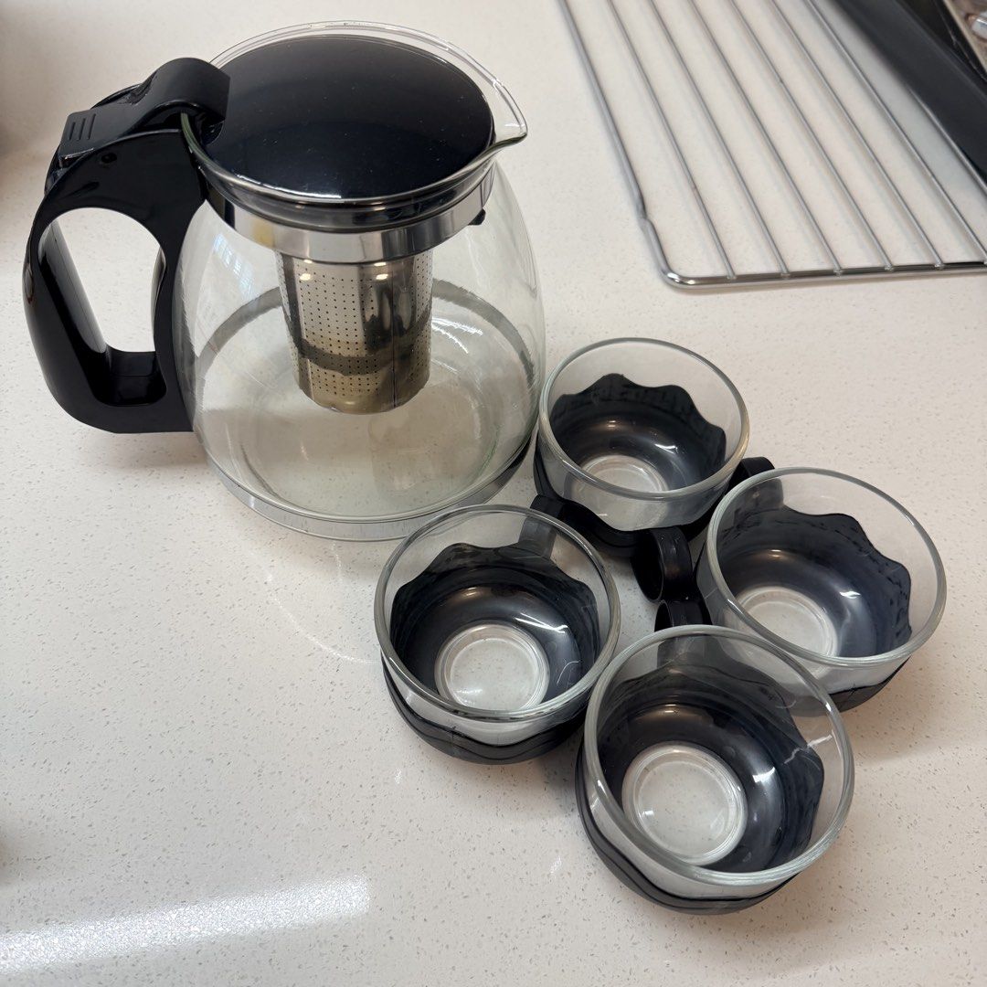 Glass Teapot with 4 Cups441144876886272000