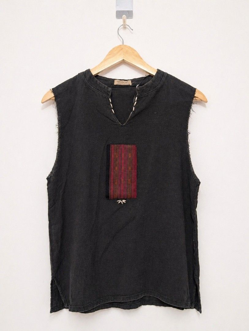 Handwoven Cotton Sleeveless Top (Category: Tshirts & Polo Shirts ) located in Makati City. Submitted by enjellyka (Listing ID 1435284769, Image 1). Description: - Handwoven Cotton Sleeveless Top - Brand: Caravan of Cotton - Size: M - From Thailand.