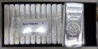 國際認可鑄幣廠鑄造．999+純銀投資銀條．全球廣泛流通 Collection item 1
