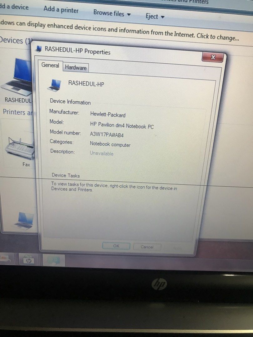 HP  pavilion dm4 notebook pc441436892950712323