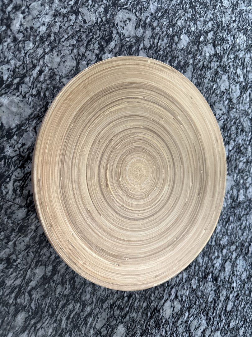 IKEA Hultet Bamboo Decoration Dish/Plate