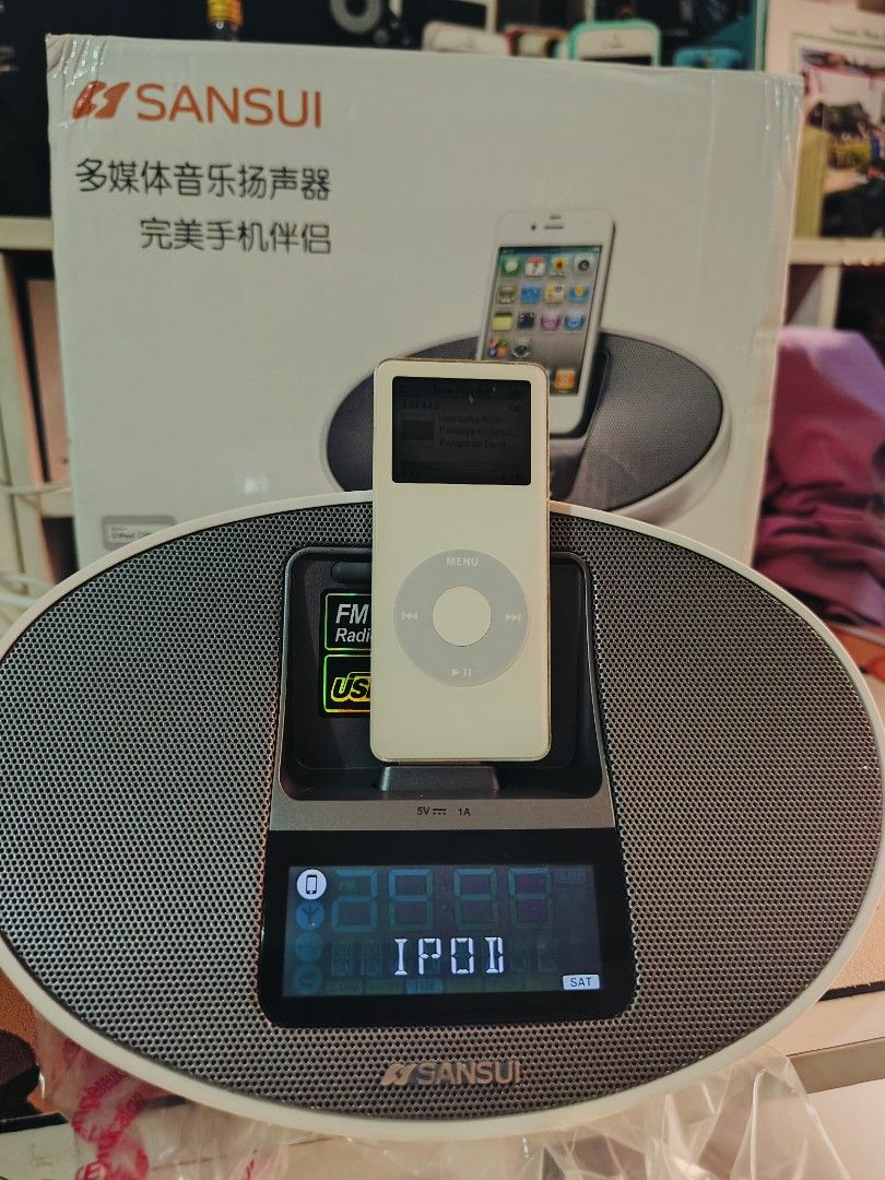 iPod dock speaker digital clock (Category: Portable Music Players) located in Quezon City. Submitted by jkionaire17 (Listing ID 1435228489, Image 1). Description: 🎶 Retro Vibes Dock Speaker iPod Ready 🎶 💰 ₱2,499 ONLY (speaker dock only) iPod Nano 1@ 2k each Bring back the golden era of music — no ads, no distractions, just pure sound. Perfect for your room, desk, or chill setup. ✨ Features: • Dock speaker with built-in digital clock • Classic 