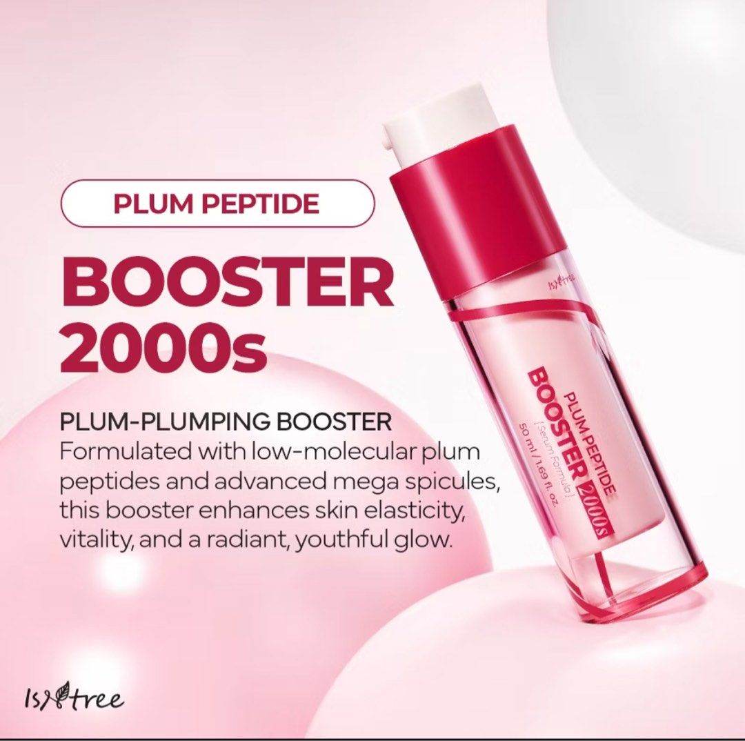 Isntree Plum Peptide Booster (Category: Face Care) located in Quezon City. Submitted by trinayu07 (Listing ID 1435287885, Image 3). Description: 💖 Regular price: P980 💖 brand new and sealed 💖 Dec 2027 expiry RFS: Had to switch my skin care routine per my derma 🥺.