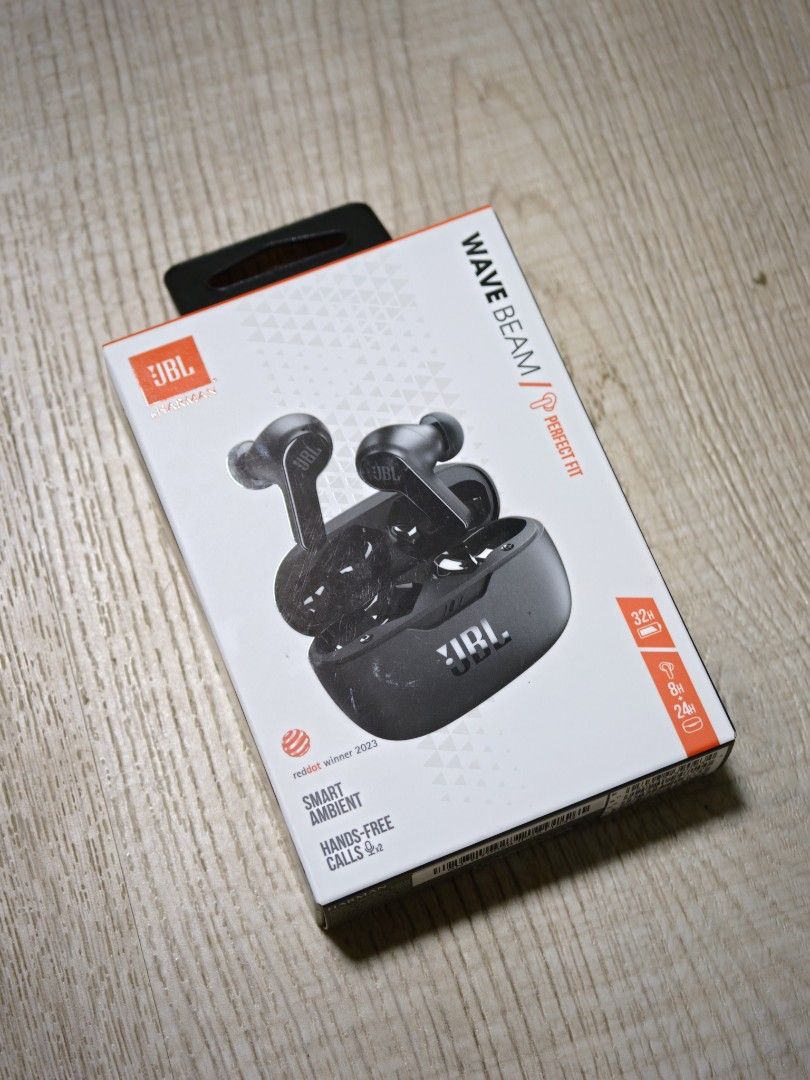 JBL Wave Beam True Wireless Earbuds - Black