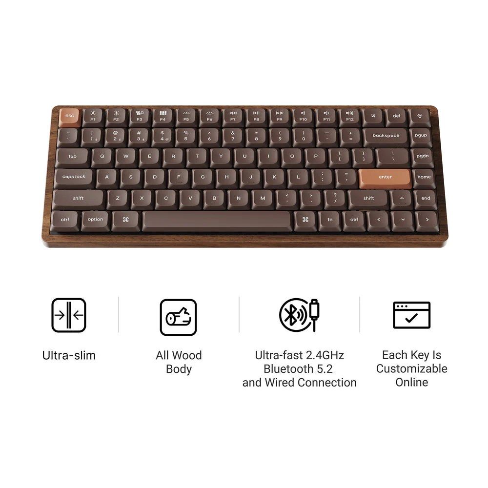 Keychron K3 Max Keyboard - Wood441192505505239041