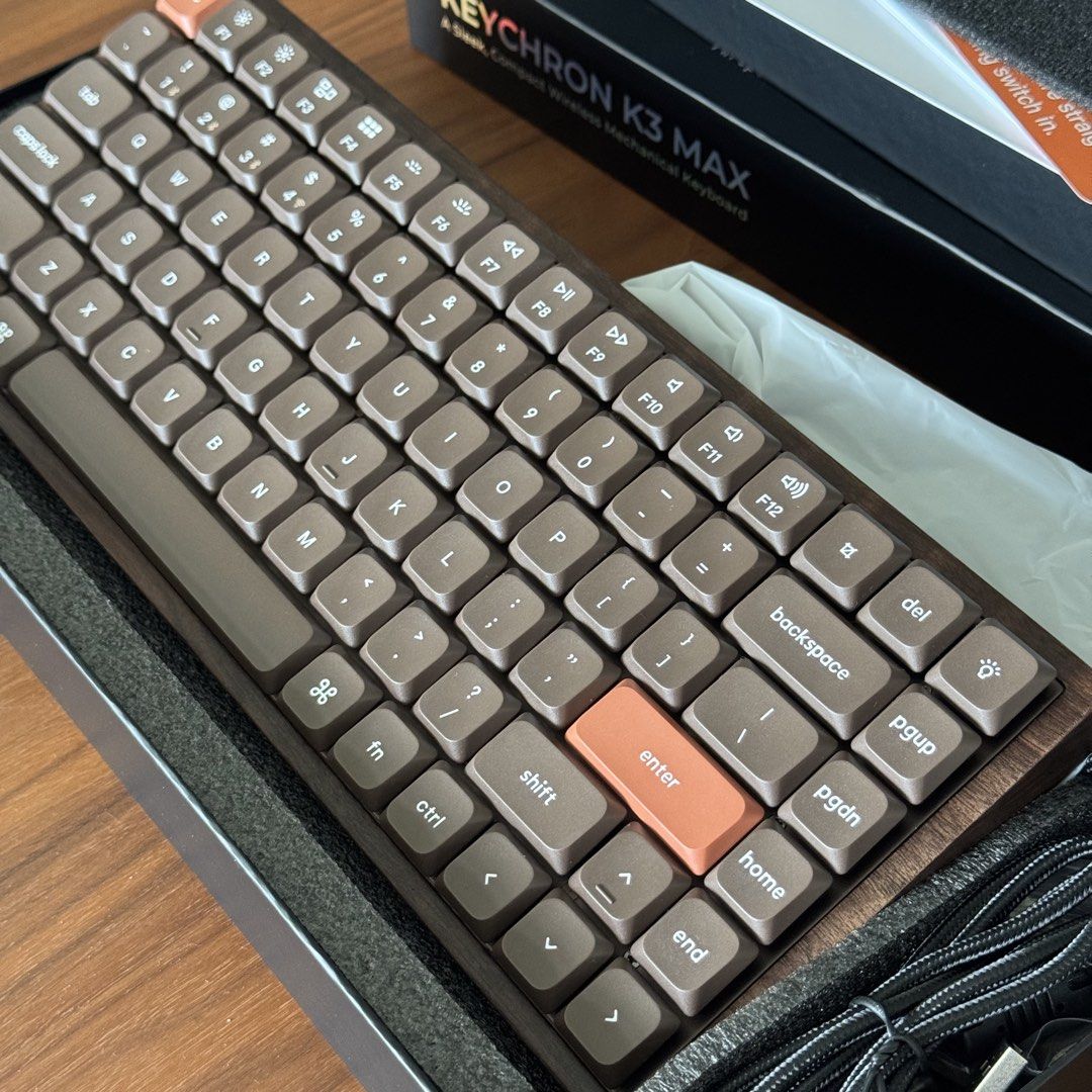 Keychron K3 Max Keyboard - Wood441192505505239040