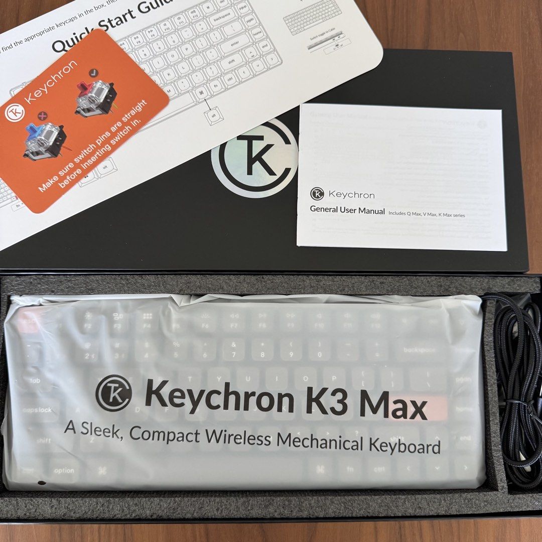 Keychron K3 Max Keyboard - Wood441192505505239045
