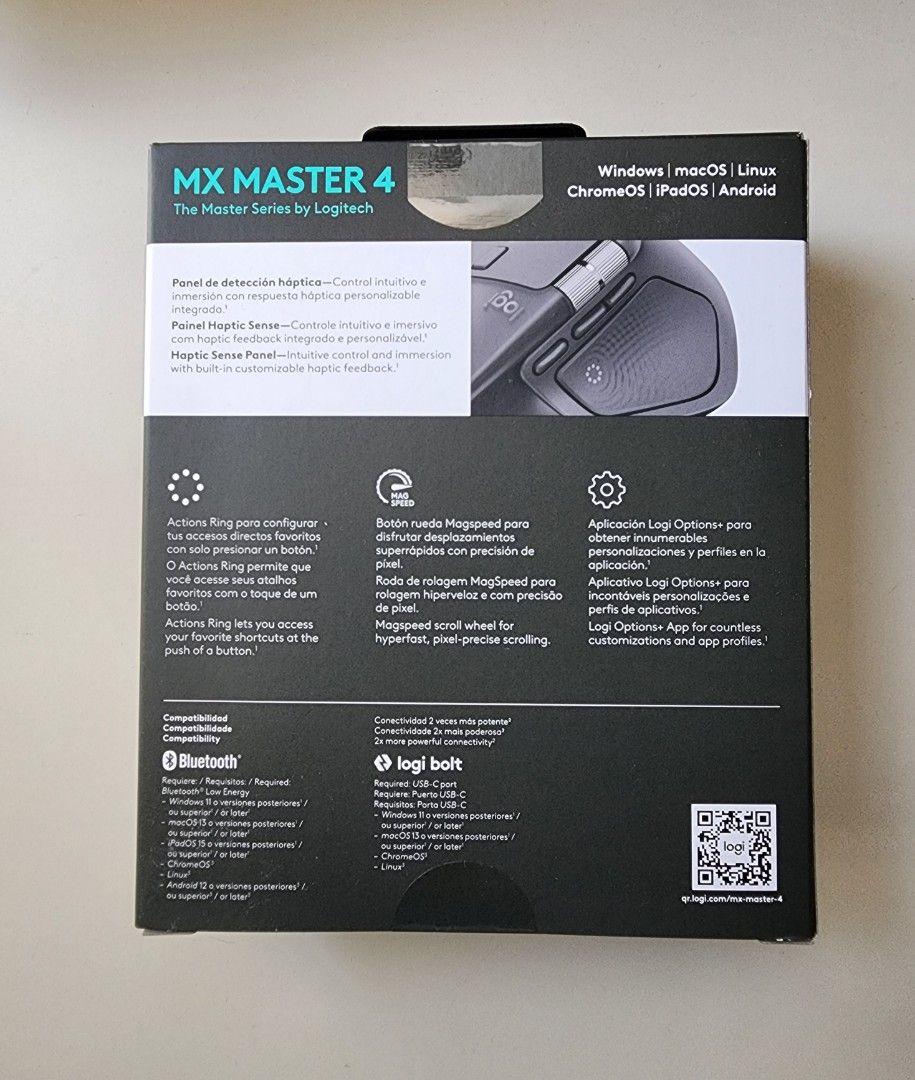 Logitech MX Master 4 Wireless Mouse (Sealed Box)440938776883384321