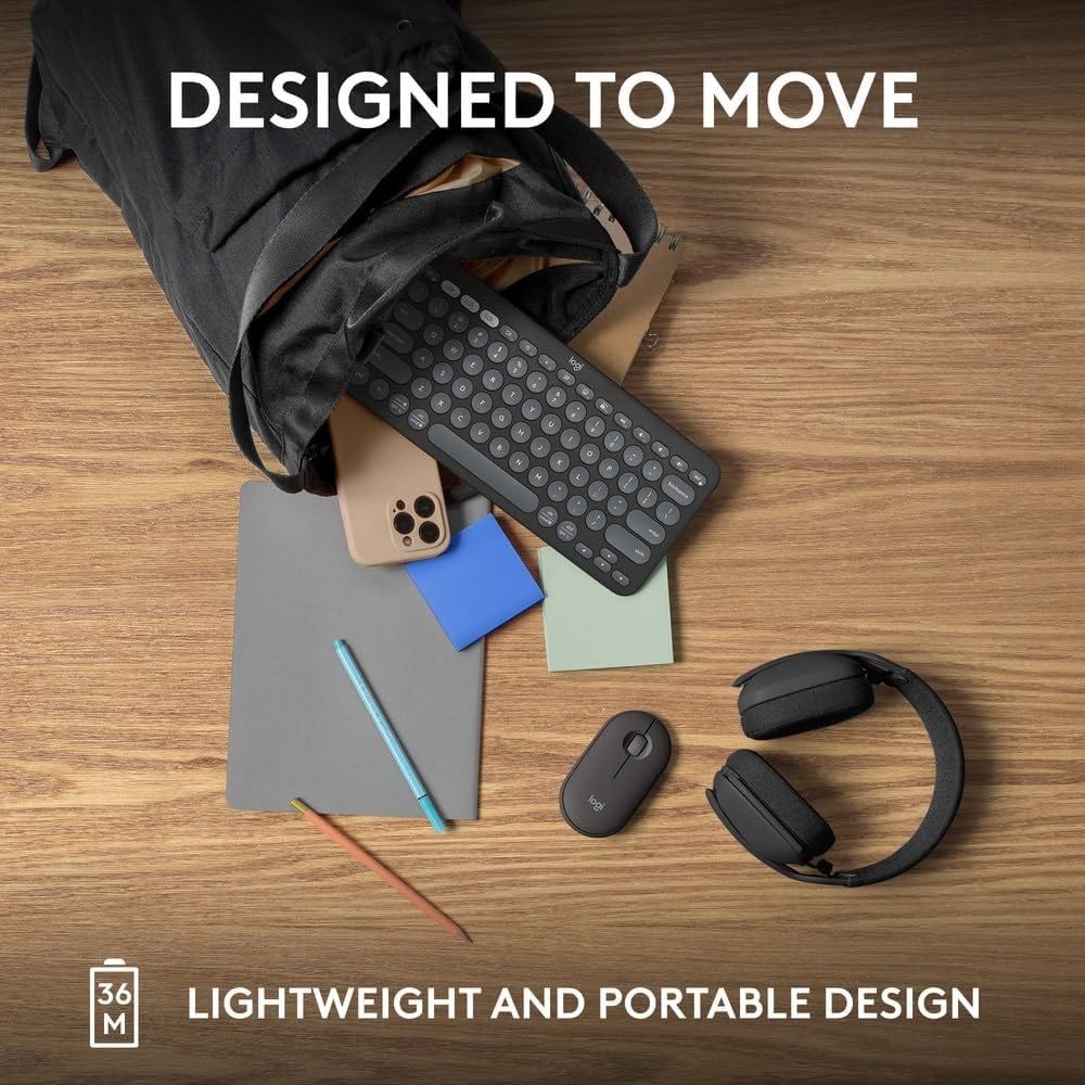 Logitech Pebble Keys 2 K380S Multi Device Portable Keyboard441443924354672649
