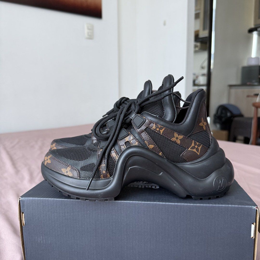 Louis Vuitton Archlight Shoes/Sneakers (Category: Sneakers & Footwear) located in Valenzuela. Submitted by mucholikes (Listing ID 1435297390, Image 2). Description: Not sure about the authenticity. Kasama sa padala. Rfs: not my size.