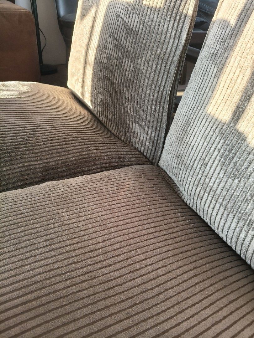 Low lying reclining lounge chair (Category: Chairs) located in Cavite. Submitted by yourownspace.tgyty (Listing ID 1435330743, Image 2). Description: 5k per piece.fabric has no issues, reclining mechanism works perfectly. no issues at all. corduroy fabric is in a grayish brown color with a velvety suede like texture. very soft and comfortable. this'll go really well in a tv room or a room that's designed for comfort with a laid back vibe 2 PCs av