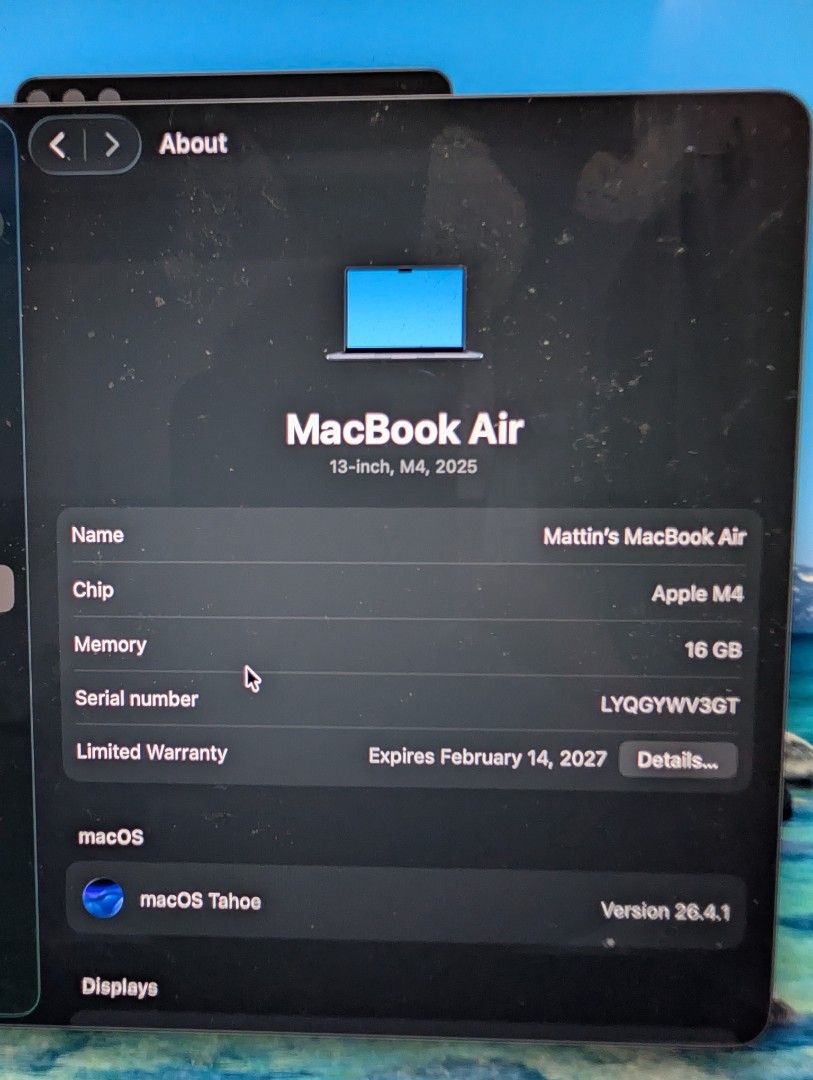 MacBook Air M4441310494107248643