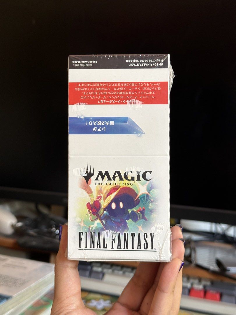 Magic: The Gathering Final Fantasy Basic Booster Box (Category: Card Boxes & Cases) located in Antipolo. Submitted by dvn_sbrpn (Listing ID 1435180117, Image 1). Description: Contains 10 packs Bought from Japan RFS: Nag-bail yung nagpa-pasabuy.