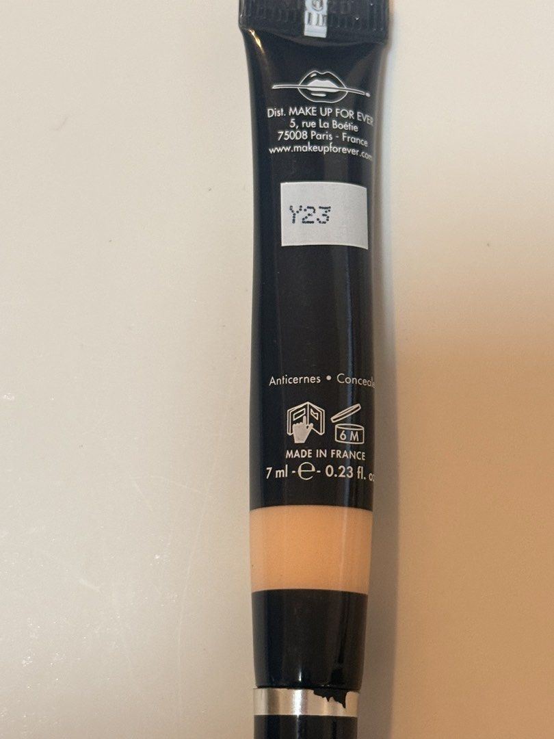 Make Up For Ever Ultra HD Concealer Y23 (Category: Makeup) located in Lucena. Submitted by fashioncult.ph (Listing ID 1435175255, Image 2). Description: - Make Up For Ever Ultra HD Concealer - Shade: Y23 - Size: 7ml - Provides invisible coverage - Made in France - 6-month expiry after opening.