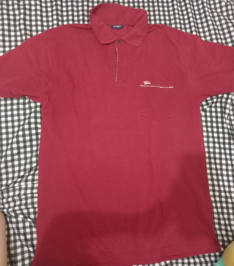 Maroon Burberry London Polo Shirt Large (Category: Tshirts & Polo Shirts ) located in Manila. Submitted by cleiuei (Listing ID 1435307621, Image 2). Description: FS Maroon Burberry Polo Shirt 600 shipped, very negotiable pa issue: ripped yata sa washtag?? see pics bulacan/qc, can do meet ups.