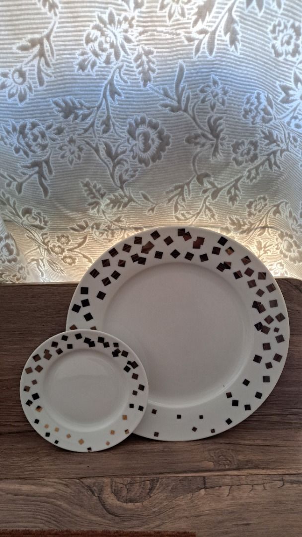 Merry Sparkly Christmas Plate Set441146640507883520