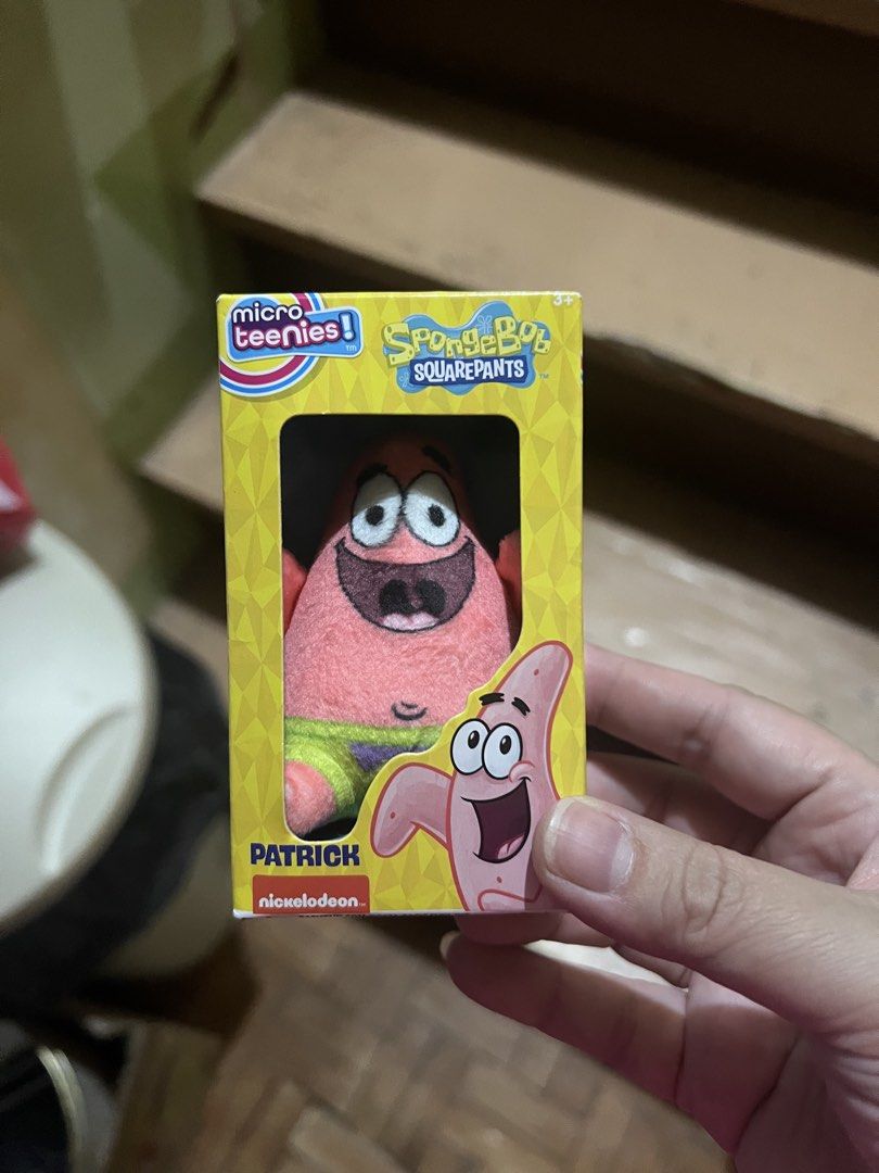 Micro teenies Spongebob Patrick Star (Category: Designer & Blind Box Toys) located in Paranaque City. Submitted by arianem031087 (Listing ID 1435290156, Image 1). Description: Payment first .