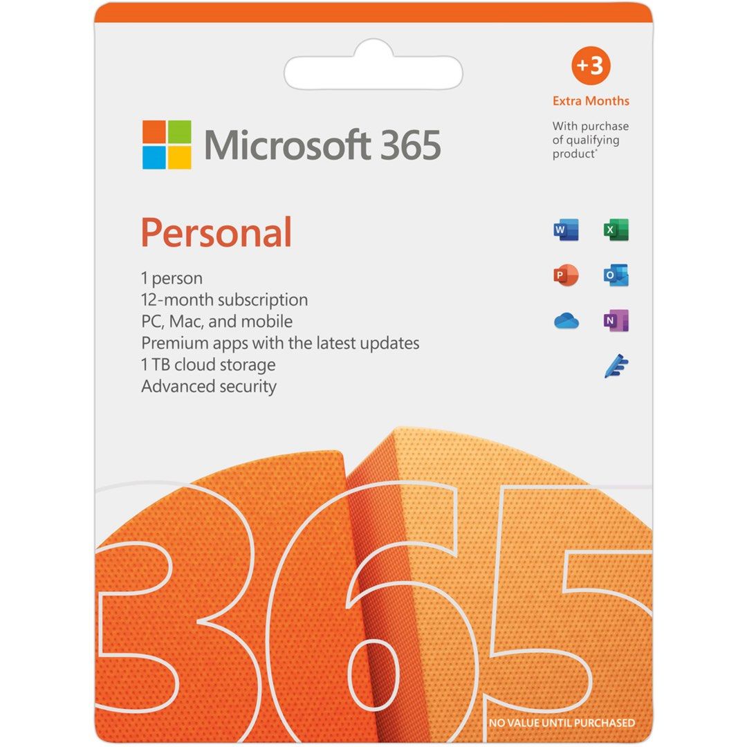 Microsoft 365 Personal – 15 Months Subscription (Unused Key)