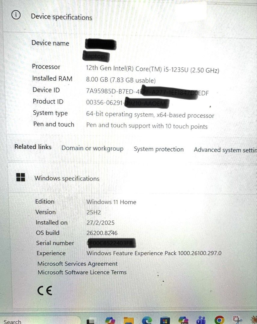 microsoft surface laptop 5 touchscreen computer 12thGen i5 / 13.5”441390080354560005