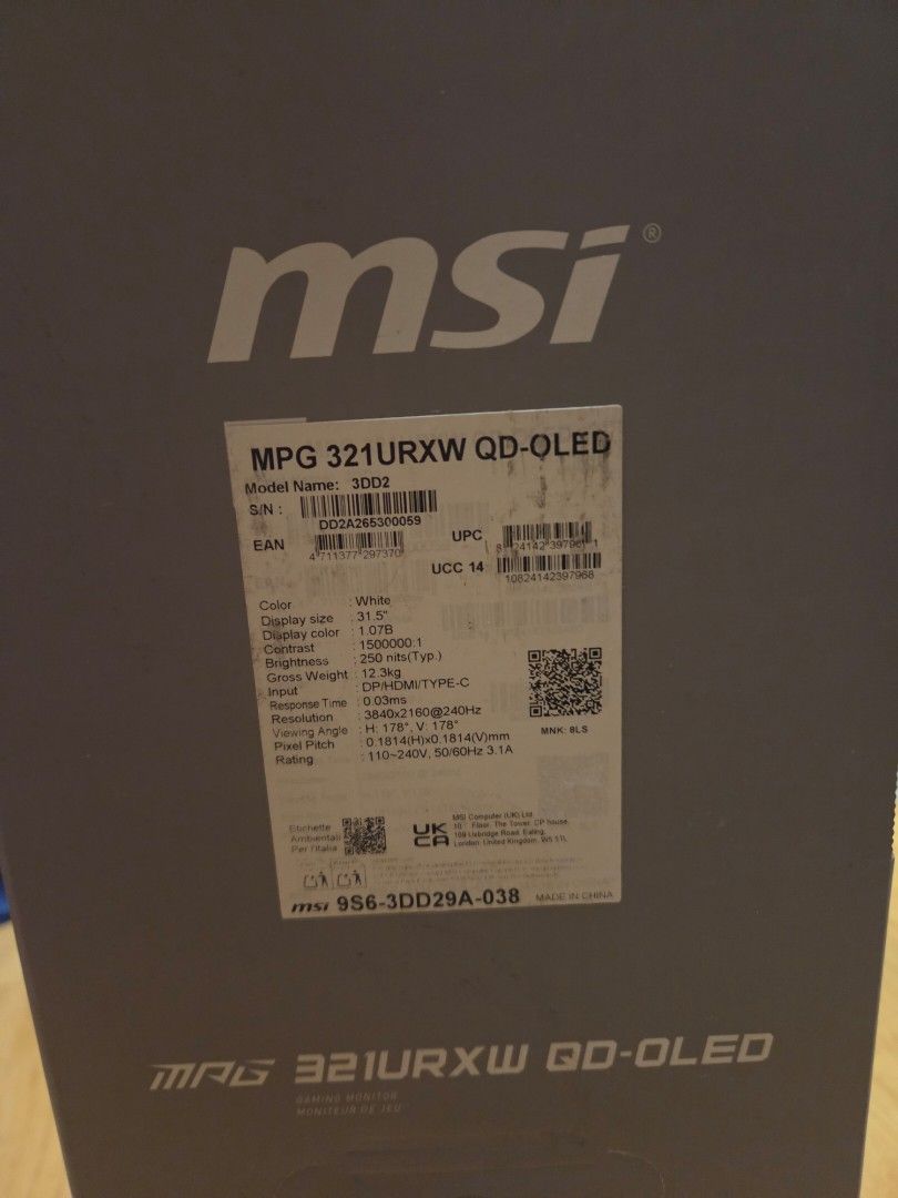 MSI MPG 321 URX 32"441187192065894401